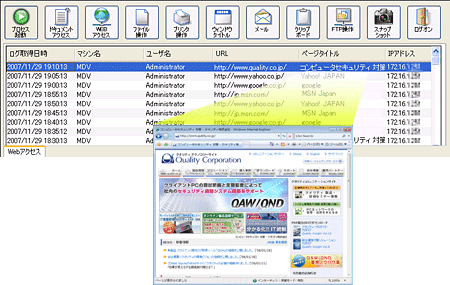 Web Accesses